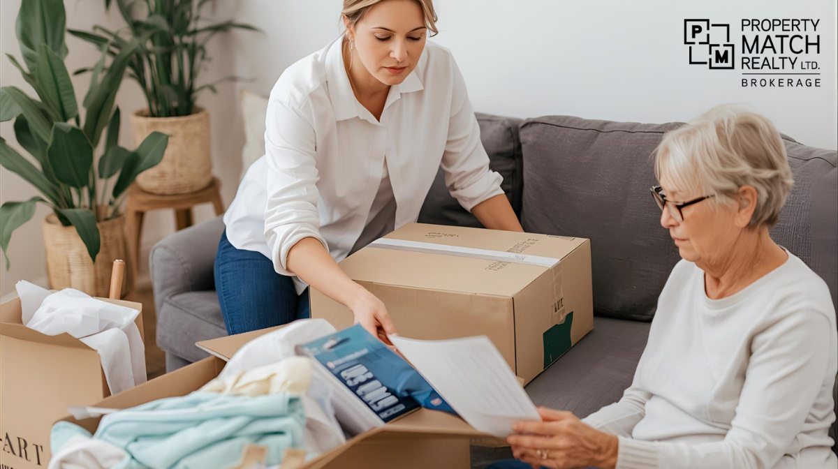 organizing a home before it is sold